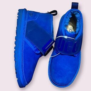 NEW - UGG Neumel Classic Chukka Boots Waterproof Suede Blue Women 5